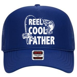 Family Lover Reel Cool Father Fishing Fisher Fisher Gift High Crown Mesh Back Trucker Hat