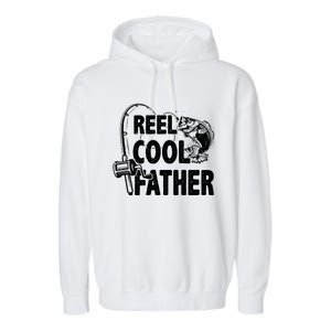 Family Lover Reel Cool Father Fishing Fisher Fisher Gift Garment-Dyed Fleece Hoodie