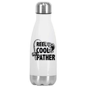 Family Lover Reel Cool Father Fishing Fisher Fisher Gift Stainless Steel Insulated Water Bottle