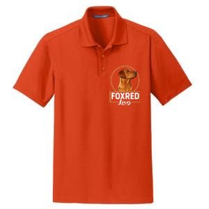 Foxred Lover Redfox Labrador Retriever Fox Red Gift Dry Zone Grid Polo