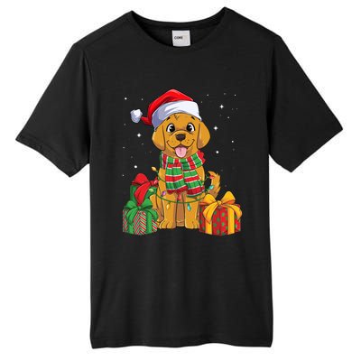 Funny Labrador Retriever Christmas Lights Xmas Lab Dog Lover Great Gift Tall Fusion ChromaSoft Performance T-Shirt