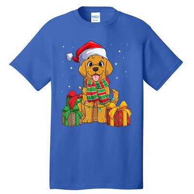 Funny Labrador Retriever Christmas Lights Xmas Lab Dog Lover Great Gift Tall T-Shirt