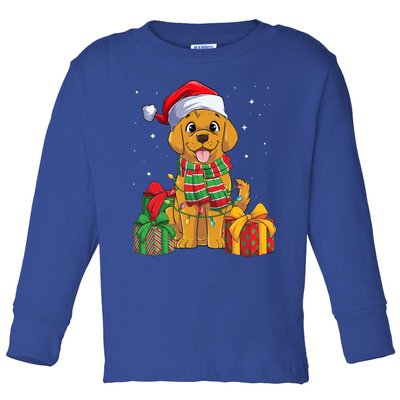 Funny Labrador Retriever Christmas Lights Xmas Lab Dog Lover Great Gift Toddler Long Sleeve Shirt