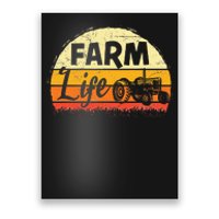 Farm Life Rancher Barnyard Harvest Farming Barn Cattle Poster