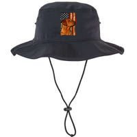 Foxred Labrador Retriever US Flag Fox Red Labrador Dog Lover Legacy Cool Fit Booney Bucket Hat