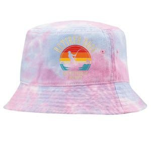 Fishing Lover Retired 2024 Not My Problem Anymore Retirement Tie-Dyed Bucket Hat