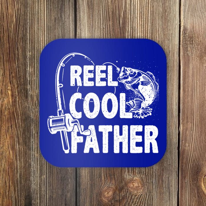 Family Lover Reel Cool Father Fishing Fisher Fisher Funny Gift Coaster