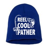 Family Lover Reel Cool Father Fishing Fisher Fisher Funny Gift Short Acrylic Beanie