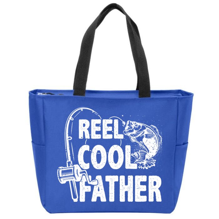 Family Lover Reel Cool Father Fishing Fisher Fisher Funny Gift Zip Tote Bag