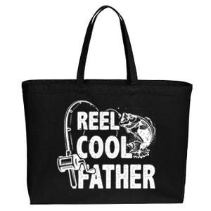 Family Lover Reel Cool Father Fishing Fisher Fisher Funny Gift Cotton Canvas Jumbo Tote