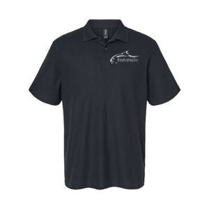 Fish Logo Represents All Fish & Fishing Enthusiasts Softstyle Adult Sport Polo