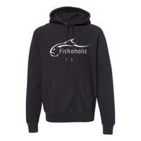 Fish Logo Represents All Fish & Fishing Enthusiasts Premium Hoodie