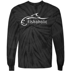 Fish Logo Represents All Fish & Fishing Enthusiasts Tie-Dye Long Sleeve Shirt