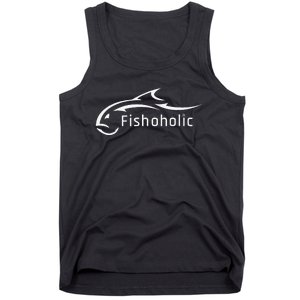 Fish Logo Represents All Fish & Fishing Enthusiasts Tank Top