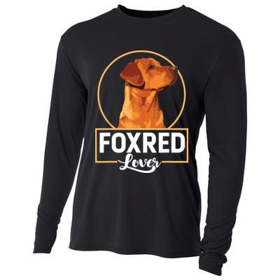 Foxred Lover Redfox Labrador Retriever Fox Red Cooling Performance Long Sleeve Crew