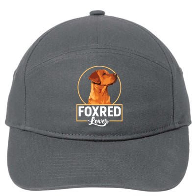 Foxred Lover Redfox Labrador Retriever Fox Red 7-Panel Snapback Hat