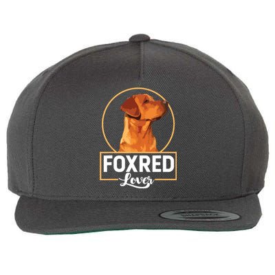 Foxred Lover Redfox Labrador Retriever Fox Red Wool Snapback Cap