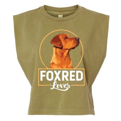 Foxred Lover Redfox Labrador Retriever Fox Red Garment-Dyed Women's Muscle Tee