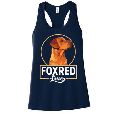 Foxred Lover Redfox Labrador Retriever Fox Red Women's Racerback Tank