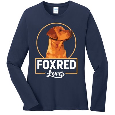 Foxred Lover Redfox Labrador Retriever Fox Red Ladies Long Sleeve Shirt