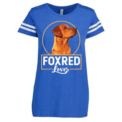 Foxred Lover Redfox Labrador Retriever Fox Red Enza Ladies Jersey Football T-Shirt