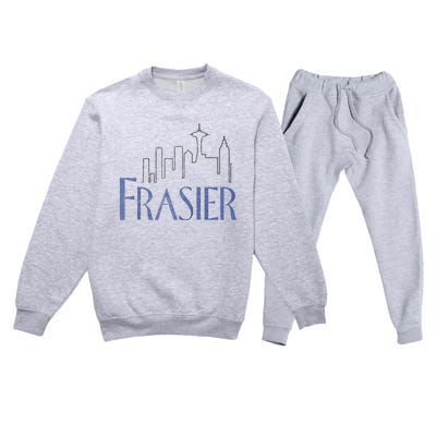 Frasier Logo Raglan Baseball Tee Premium Crewneck Sweatsuit Set