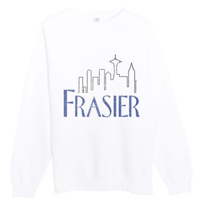 Frasier Logo Raglan Baseball Tee Premium Crewneck Sweatshirt