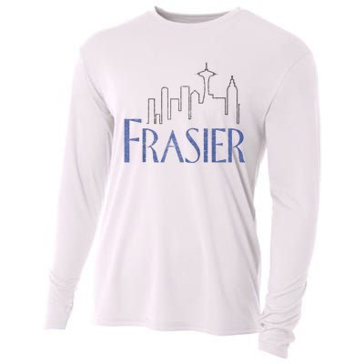 Frasier Logo Raglan Baseball Tee Cooling Performance Long Sleeve Crew