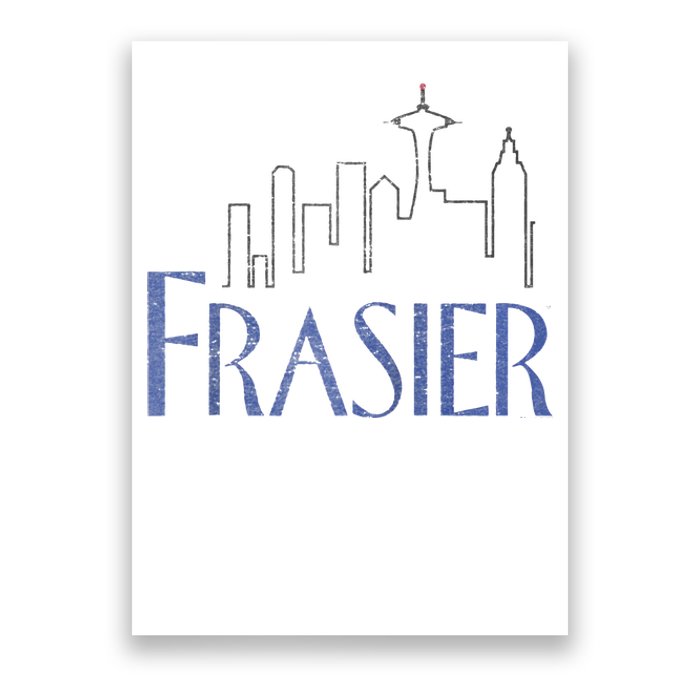 Frasier Logo Raglan Baseball Tee Poster