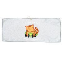 Funny Lifting Right Meow Cat, Workout Gym Large Microfiber Waffle Golf Towel