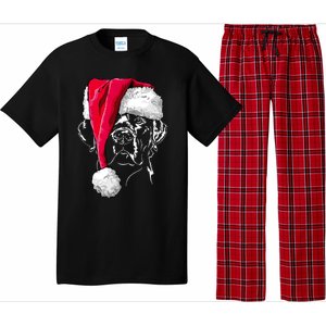 Funny Labrador Retriever Santa Christmas Dog Lab Mom Gift Meaningful Gift Pajama Set