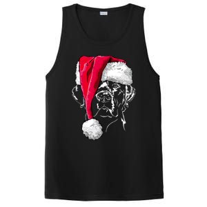 Funny Labrador Retriever Santa Christmas Dog Lab Mom Gift Meaningful Gift PosiCharge Competitor Tank