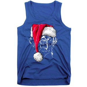 Funny Labrador Retriever Santa Christmas Dog Lab Mom Gift Meaningful Gift Tank Top