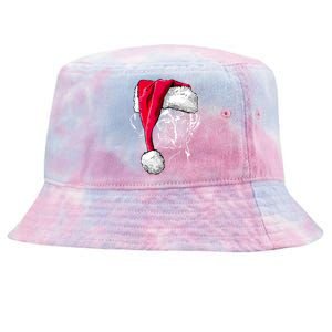 Funny Labrador Retriever Santa Christmas Dog Lab Mom Gift Meaningful Gift Tie-Dyed Bucket Hat