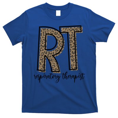 Funny Leopard Rt Therapist Respiratory Therapist Week Funny Gift T-Shirt