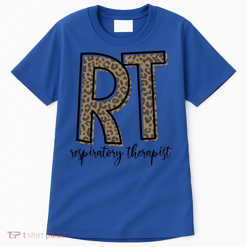 Funny Leopard Rt Therapist Respiratory Therapist Week Funny Gift Tall T-Shirt