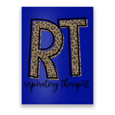 Funny Leopard Rt Therapist Respiratory Therapist Week Funny Gift Poster