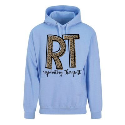 Funny Leopard Rt Therapist Respiratory Therapist Week Funny Gift Unisex Surf Hoodie