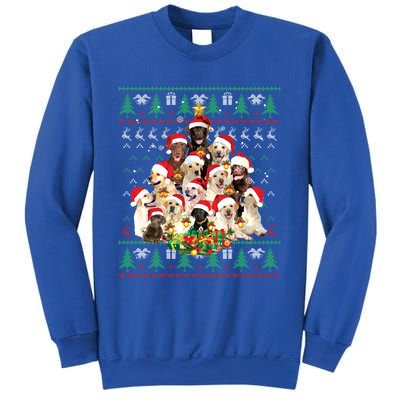 Funny Labrador Retriever Christmas Tree Ugly Sweater Gift Sweatshirt