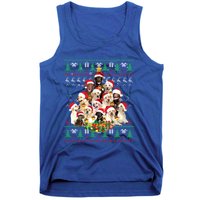 Funny Labrador Retriever Christmas Tree Ugly Sweater Gift Tank Top