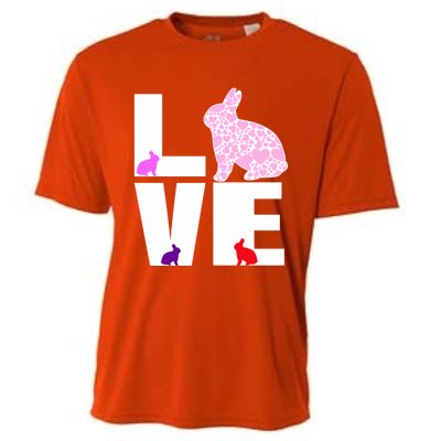 Funny Love Rabbit Bunny Animal Toys Pet Lovers Funny Gift Cooling Performance Crew T-Shirt