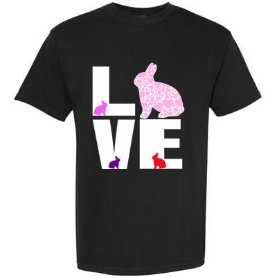 Funny Love Rabbit Bunny Animal Toys Pet Lovers Funny Gift Garment-Dyed Heavyweight T-Shirt