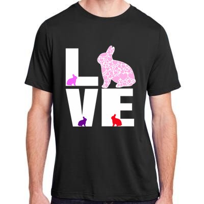 Funny Love Rabbit Bunny Animal Toys Pet Lovers Funny Gift Adult ChromaSoft Performance T-Shirt