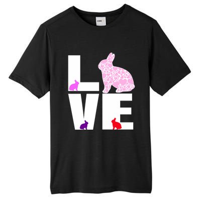 Funny Love Rabbit Bunny Animal Toys Pet Lovers Funny Gift Tall Fusion ChromaSoft Performance T-Shirt