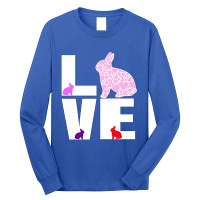 Funny Love Rabbit Bunny Animal Toys Pet Lovers Funny Gift Long Sleeve Shirt