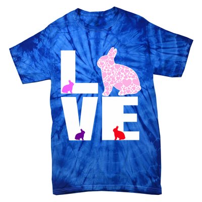 Funny Love Rabbit Bunny Animal Toys Pet Lovers Funny Gift Tie-Dye T-Shirt