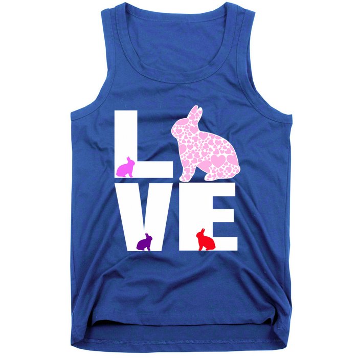 Funny Love Rabbit Bunny Animal Toys Pet Lovers Funny Gift Tank Top