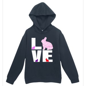 Funny Love Rabbit Bunny Animal Toys Pet Lovers Funny Gift Urban Pullover Hoodie