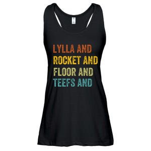 Funny Lylla & Rocket & Floor & Teefs Ladies Essential Flowy Tank