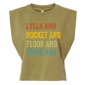 Funny Lylla & Rocket & Floor & Teefs Garment-Dyed Women's Muscle Tee